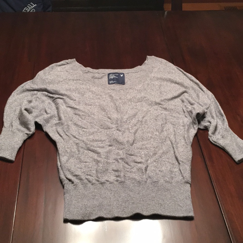 Grey American Eagle Top